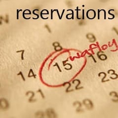 reservations home page